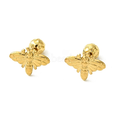 Bees 304 Stainless Steel Stud Earrings