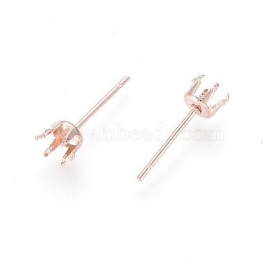 Accessoires de puces d'oreilles en 304 acier inoxydable(X-STAS-D448-087RG-5mm)-2