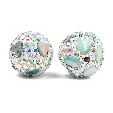 handgemachten Fimo-Perlen Strass(CLAY-H009-03A)-2