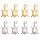 8Pcs 2 Colors Rack Plating Brass Pendants(ZIRC-CA0001-22)-1