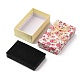 Flower Pattern Cardboard Jewelry Packaging Box(CBOX-L007-003C)-3