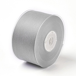 Rayon and Cotton Ribbon, Twill Tape Ribbon, Herringbone Ribbon, Dark Gray, 1-1/2 inch(38mm), about 50yards/roll(45.72m/roll)(SRIB-F007-012-38mm)