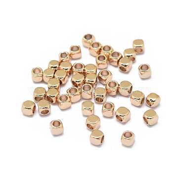 metal spacer beads 50 pcs  antique Gold Drum spacer beads 4x4mm
