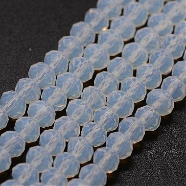 2mm Azure Abacus Opalite Beads