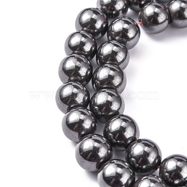 Chapelets de perles en hématite synthétique magnétique(X-G-Q893-12mm)-2