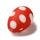 Easter Polka Dot Egg Silicone Focal Beads(SIL-A006-18B)-2