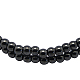 Chapelets de perles en hématite synthétique magnétique(X-IM5mm201)-1