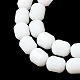 Opaque Column Glass Beads Strands(EGLA-A043-02-UP02)-4