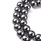 Magnetic Synthetic Hematite Beads Strands(X-G-Q893-12mm)-2