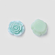 Mixed Color Flat Back Flower Resin Cabochons(X-RESI-I011-M)-2