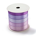 10M 5 Colors Polyester Ribbon, for Gift Wrapping, Orchid, 3/8 inch(10mm), 2m/color(X1-OCOR-Q026-03C)