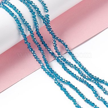 Electroplate Glass Beads Strands(X-EGLA-R048-2mm-17)-2