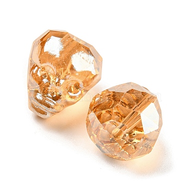 galvanoplastie perles de chalumeau faites à la main transparentes(LAMP-K038-01A)-2