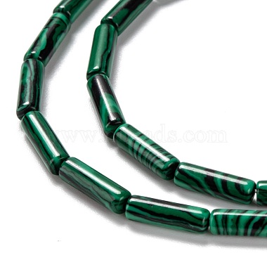 Chapelets de perles en malachite synthétique(G-F247-41)-2