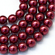 Chapelets de perles rondes en verre peint(X-HY-Q003-6mm-39)-1