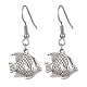 Fish Alloy Dangle Earrings(EJEW-JE05535)-2