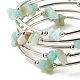 5-bracelets enveloppants en perles d'amazonite naturelle à boucles pour femmes(BJEW-JB01517-06)-4