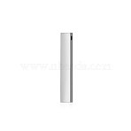 Anti-Tarnish 304 Stainless Steel Pendants, Cuboid Charm, Stainless Steel Color, 34.5x5x5mm, Hole: 2.5mm(STAS-I311-01A-P)