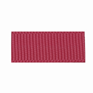 High Dense Polyester Grosgrain Ribbon, Christmas Ribbon, Medium Violet Red, 3/8 inch(9.5mm), about 100yards/roll(OCOR-S112-D-23)