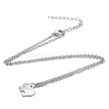 201 Stainless Steel Pendants Necklaces(NJEW-S063-TN463-1)-2