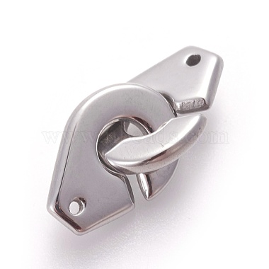 Stainless Steel Color Stainless Steel Interlocking Clasps