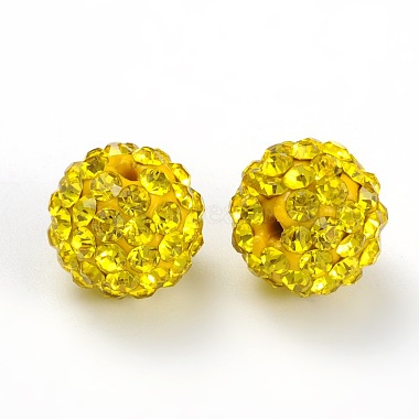 Pave Disco Ball Beads(RB-H258-10MM-249)-2