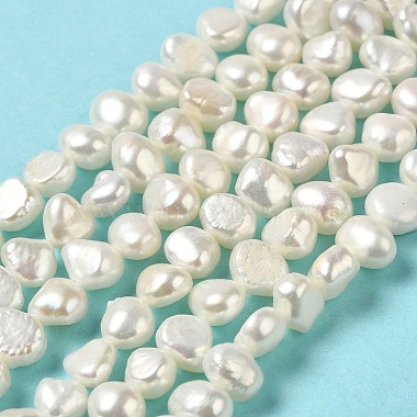 Natural Cultured Freshwater Pearl Beads Strands(PEAR-E017-08)-2