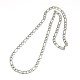 Fashionable 304 Stainless Steel Figaro Chain Necklaces for Men(STAS-A028-N017P)-1