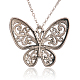 Tibetan Style Alloy Butterfly Pendants(TIBE-M001-153)-2
