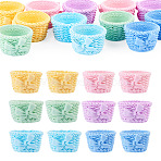 12Pcs 6 Colors Resin Basket Mini Model, Micro Landscape Dollhouse Accessories, Pretending Prop Decorations, Mixed Color, 24.5x26x15.5mm, Inner Diameter: 18mm, 2pcs/color(AJEW-TA0005-85)