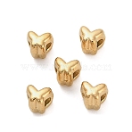 304 Stainless Steel Beads, Butterfly, Ion Plating(IP), Real 18K Gold Plated, 3.5x4x4mm, Hole: 1.5mm(STAS-D204-61G)