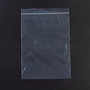 Plastic Zip Lock Bags, Resealable Packaging Bags, Top Seal, Self Seal Bag, Rectangle, White, 16x11cm, Unilateral Thickness: 2.1 Mil(0.055mm), 100pcs/bag(OPP-G001-F-11x16cm)