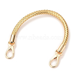 PU Leather Bag Strap, with Alloy Swivel Clasps, Bag Replacement Accessories, Gold, 41.5x1cm(FIND-G010-C04)