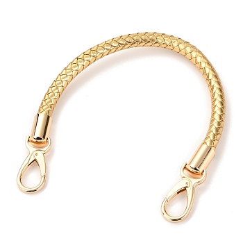 PU Leather Bag Strap, with Alloy Swivel Clasps, Bag Replacement Accessories, Gold, 41.5x1cm