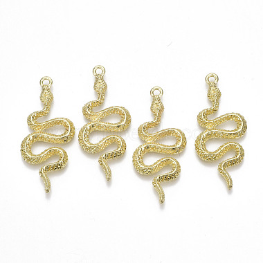 Light Gold Snake Alloy Pendants