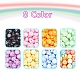 480pcs 8 perles acryliques opaques de style(MACR-YW0001-47)-2