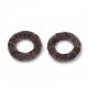 Faux Mink Fur Covered Linking Rings(X-WOVE-N009-08B)-1