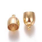 201 Stainless Steel Cord Ends, End Caps, Barrel, Golden, 13x10mm, Hole: 1.8mm, Inner Diameter: 8mm(STAS-L226-017F-G)