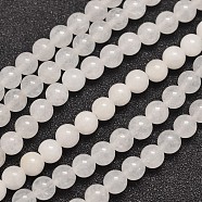 Natural Malaysia Jade Bead Strands, Round, 6mm, Hole: 0.8mm, about 64pcs/strand, 15 inch(G-A146-6mm-A29)