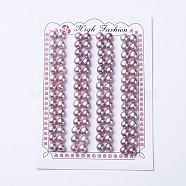 Natural Cultured Freshwater Pearl Beads, Half Drilled, Round, Thistle, 6~6.5x6~7mm, Hole: 0.8mm(PEAR-I004E-03)