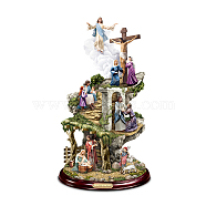 PVC Window Decoration, Decorative Window Stickers, Jesus Pattern, Religion, Colorful, 600x300mm(WG85273-01)