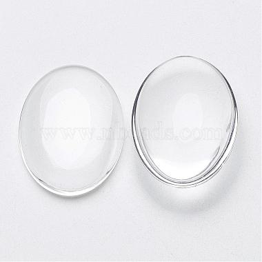 Transparent Oval Glass Cabochons(X-GGLA-R022-30x20)-2