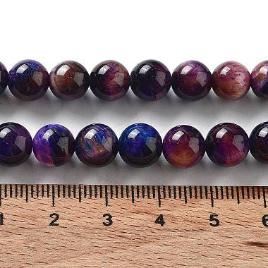 Natural Rainbow Tiger Eye Beads Strands(G-NH0002-A01-B03)-5