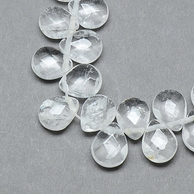 12mm Teardrop Quartz Crystal Beads