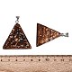 Natural Tree Bark Agate Pendants(G-Q606-12)-3