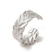 201 Stainless Steel Finger Rings, Stainless Steel Color, 8.3mm, US Size 7 3/4(17.9mm)(RJEW-H223-02P-07)
