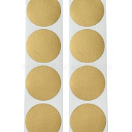 Coated Scratch Off Film Password Sticker, DIY Scraping Award Card, Round, Gold, 25mm, 300pcs/roll.(DIY-R083-04A)