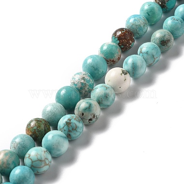 Natural Howlite Beads Strands(X-G-L555-02C-02)-5