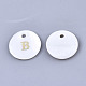 Natural White Shell Mother of Pearl Shell Charms(SSHEL-N036-053B)-1