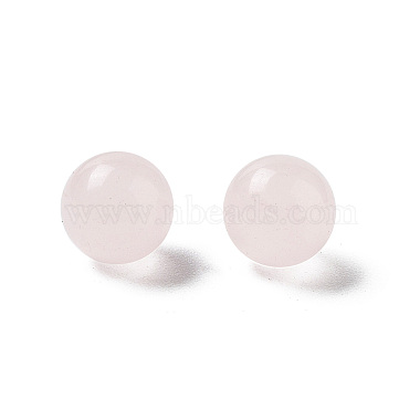 Natural Rose Quartz Sphere Beads(G-P520-23)-2